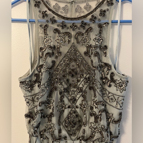 BHLDN Amada Dress Beaded Maxi Size 4 - Picture 3 of 8